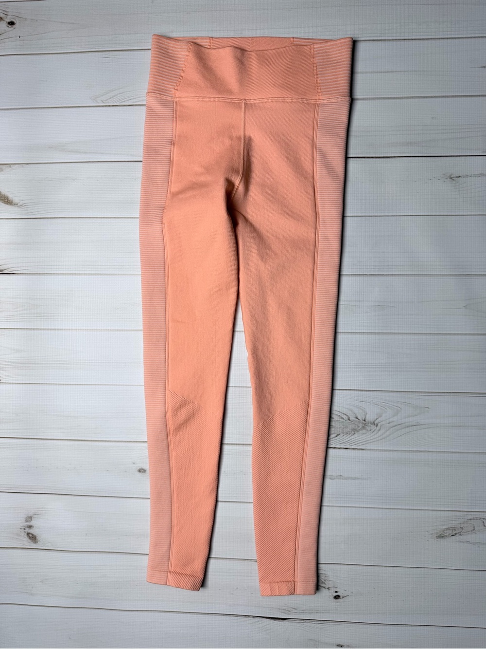 Peach High-Rise Seamless Leggings for Women